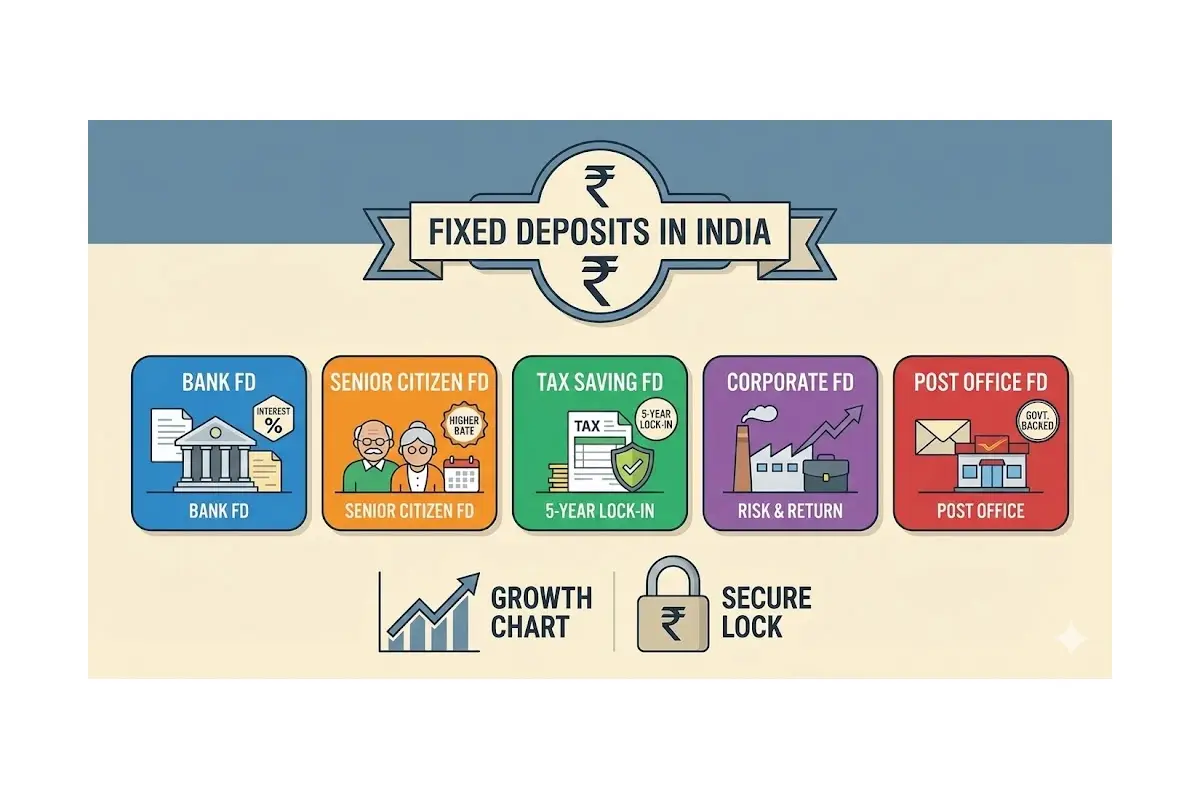 फिक्स्ड डिपॉजिट के प्रकार