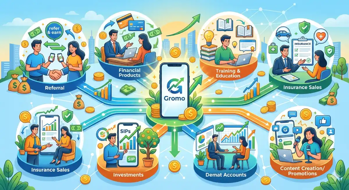 Gromo App से पैसे कमाने के 7 आसान और प्रभावी तरीके।